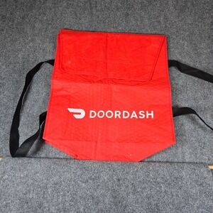 Doordash Red Insulated Food Delivery Bag Backpack Thermal Cooler